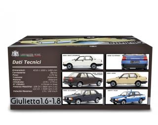 Alfa Romeo Giulietta 1.6 - 1.8 1980 Marrone Testa di Moro Laudoracing 1:18 Resinemodell (Türen, Motorhaube... nicht zu öffnen!)